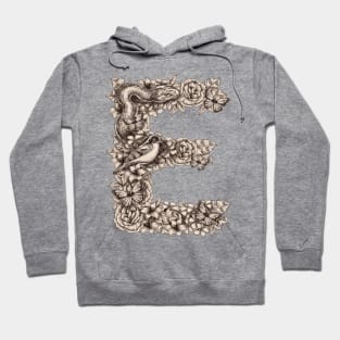 E letter illustration Hoodie